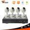 2016 New product dome camera kit 4ch DVR kit with 720P AHD cameras cctv system