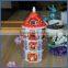 Creative home decoration ceramic craft tower storage jar