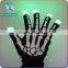 2016 Glowing LED party gloves with hunman skeleton,led gloves