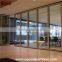 Single layer balcony waterproof frameless stackable glass partition wall