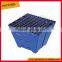 A501-blue black outdoor stainless steel foldable picnic charcoal BBQ charbroiler