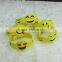 China Factory wholesale customise logo PVC emoji slap bracelet emoji silicon bracelet emoji snap bracelets high quality