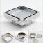 New 4" Tile Insert Chrome Brass Square Floor Waste Grates Bathroom Shower Drain with Australia stardard                        
                                                Quality Choice