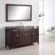 Oak Bathroom Furniture With Ceramic Sink and Mirror