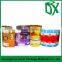 Import from china customized printed colored heat shrink wrap film bottle label on a roll packaging