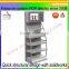 Heavy Duty Sheet Metal Shelves Unit With 5 Shelves Workbench Metal Racking