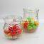 Unique Design Glass Cookie Jar with Lid