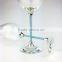 465 ml Set of 2 Handmade Wine Glass Gift Set Blue Crystal Glassware
