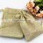 7*9cm Handmade Cotton Drawstring Burlap Wedding Party Favor Christmas Gift Packaging Bags Pouches Small Jute Bags