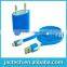 2 in 1 Set Travel Usb Charger for Samsung S2/s3/s4