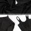 Sexy One-Piece Women Bikini Padded Backless Cut-out Swimwear Suit Monokini Black