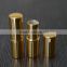 Made in China custom lipstick tube, gold lipstick tube
