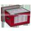 Holiday 12 Champagne Flutes Wine Glass Fabric Storage Box with Window