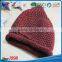 100 acrylic plain beanie free pom custom beanie hat