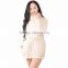 100% Polyester Waffle Coral Fleece Women Beatiful Gowns/ Bath Gown/ Night Gown