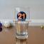 Beer glass with emboss logo and printing