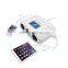 120W tripe socket car lighter with Dual USB ports, voltmeter