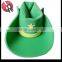 red,blue,yellow,black,green cowboy foam hats