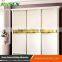 Latest luxurious leather sliding wardrobe door design