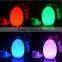 hotel used novelty lamp changed colors egg shaped led light/2016 top selling eco-friend table lamp