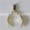 Gold-plated finished Cuticle nippers