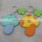 Factory Direct Custom PU Leather Key Chain With Metal Ring