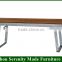 Industrial wooden top outdoor bench for sale