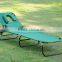 Outsunny Folding Face Down Opening Beach Sun Lounger - Green