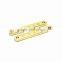 Custom made engraved metal name luggage tag