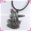 Jesus and cross pendant necklace for Catholicism