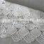 good looking 13cm white polyester embroidery french lace