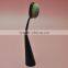 Wholesale black nylon oval foundation brush with cap