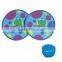 Promotion cheap custom round mini foldable nylon frisbee fan