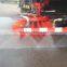 Sweeper truck spray nozzles for cleaning