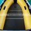 yellow aluminum pvc inflatable boat