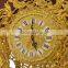 Italian Design Antique Grandfather Clock, Pendulum Marble Clock, 24K Gold Royal Chiming Clock
