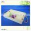 hot selling recycled food beverage serving handles wooden tray