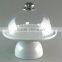White Cheap Ceramic Stand With Plastic Cover for Candy/fruit/daily Use