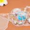 Plum Blossom Shape 7Lattice with cover Storage box