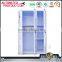 Wholesale price assemble portable wardrobe home almirah designs 3 door corner wardrobe