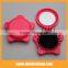 High Quality Mini Star Shape Folding Head Massage Comb Folding Hair Comb With Mirror