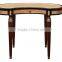 New Arrival Elegant Classic French Rococo Floral Painted Golden Vanity Dressing Table for Noble House BF12-05254b