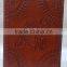 Handmade Vintage Camel Embossed Refillable Leather Journal