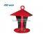 New 2017 colourful Garden Plastic Bird feeder PP PS Bird feeder