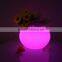 Infrared remote control PE plastic display led flower pots