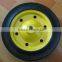 wheelbarrow tire 3.50-4/flat free tire /pu foam wheel