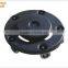 44 gallon round plastic bucket with dolly and lid