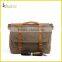 Customized Fashion Men Leather Military School Messanger Bag