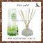 2015 arrival new types tent shape black glass bottle with rattan sticks room air freshener