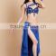 STELISY 2015 Cheap Blue arabic sexy dance long skirt professional arab belly dance skirt